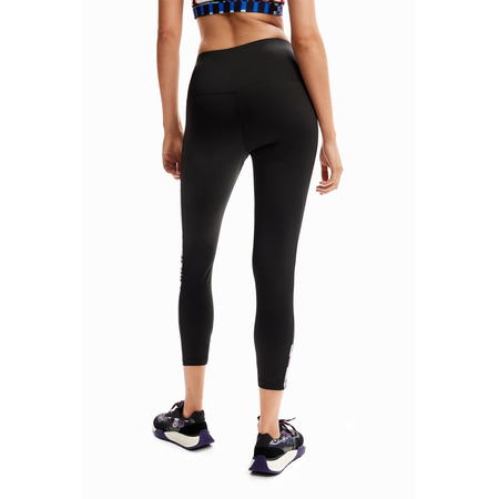 Desigual Plain Glitch Sport Leggings "Schwarz"