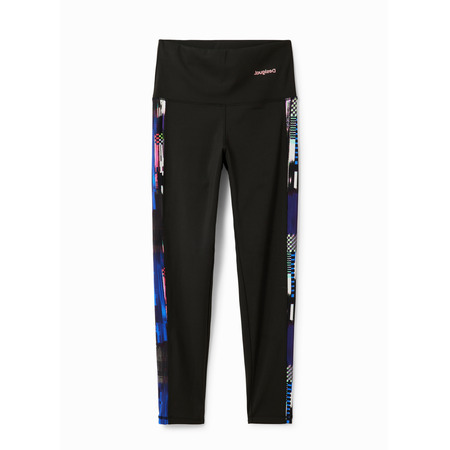 Desigual Plain Glitch Sport Leggings "Schwarz"