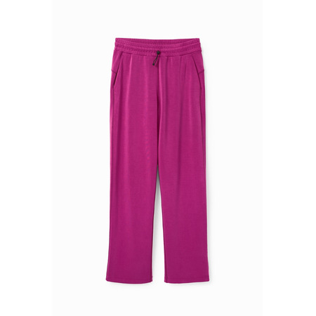 Desigual Wide-leg Sport Hosen "Blackberry Rose"