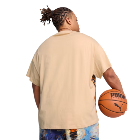 Dylan Exhibit Basketball Tee Men "Light Sand"