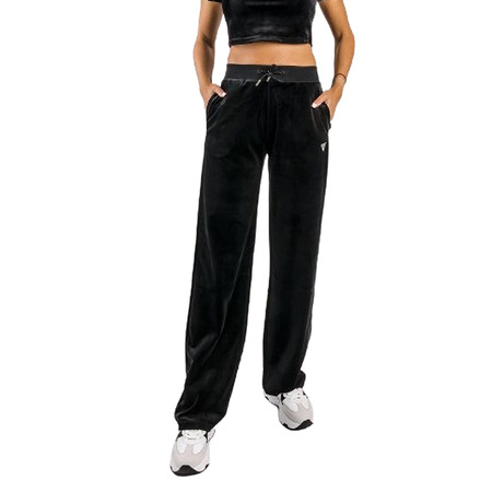 Guess Couture Velvet Straight Long Pant "Schwarz"