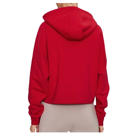 Guess Crop Hoodie Sweatshirt "Red"