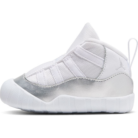 Jordan 11 Baby Crib Bootie "Metallic Silver"