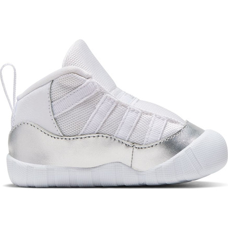 Jordan 11 Baby Crib Bootie "Metallic Silver"