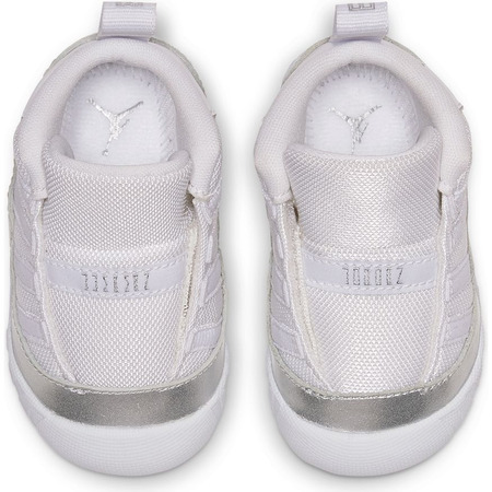 Jordan 11 Baby Crib Bootie "Metallic Silver"