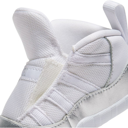 Jordan 11 Baby Crib Bootie "Metallic Silver"