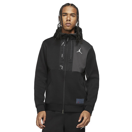 Jordan Air Herren Fleece Full-Zip Hoodie "Black"