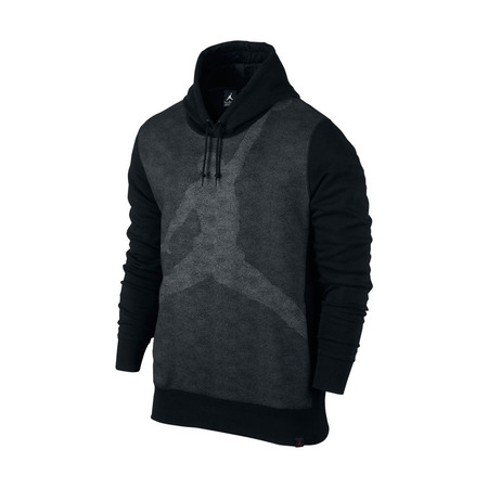 Jordan Brushed Graphic 1 Pullover Hoodie (010/schwarz/cool grau)