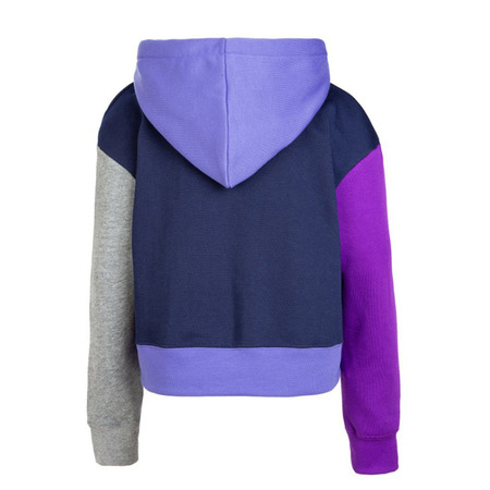 Jordan Girls Air Cropped Pollover Hoodie (Blackened Blue)