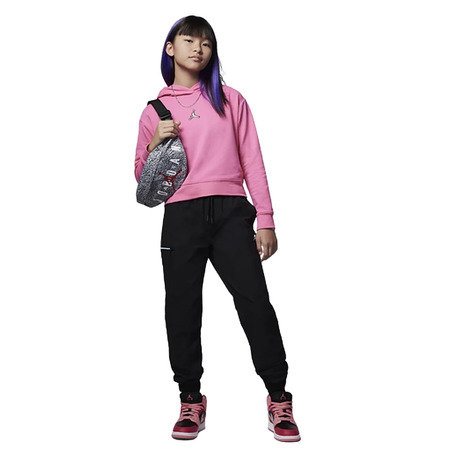 Jordan Girls Essentials Shine Pullover Hoodie "Pinksicle"