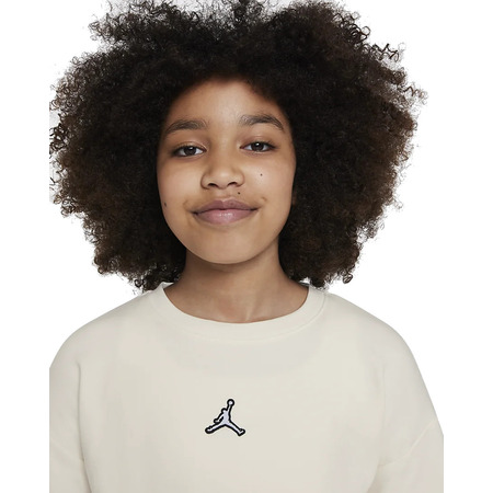 Jordan Girls Jumpman Essentials Crew Pullover "Pale Ivory