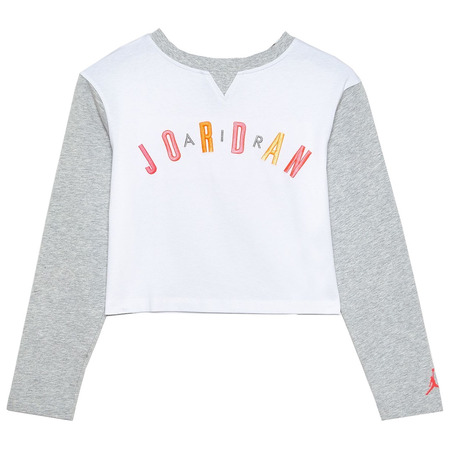 Jordan Girls Varsity Luxe Ringer Langarm gekropft Tee