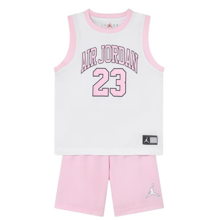 Jordan Infants HBR DNA Muscle Tank und Short "Pink Foam-White"