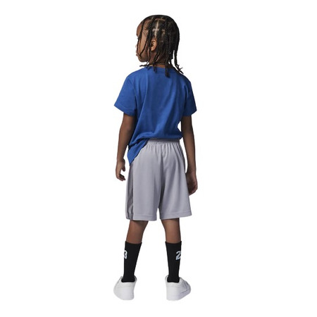 Set Jordan Infants JDB Court Air Tee + Short Mesh Set "Cemen Grey-True Blue"