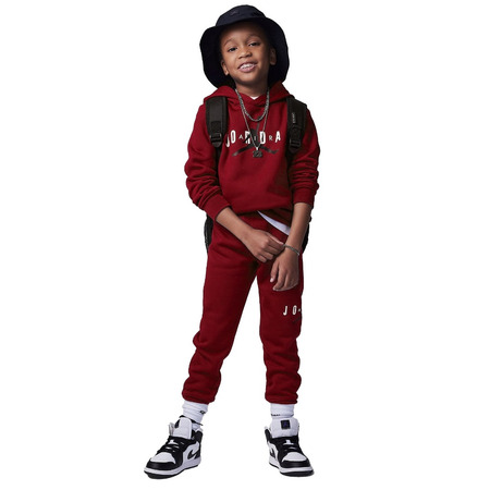 Jordan Infants Jumpman Sustainable Pullover Hood und Joggers Set "Gym Red"