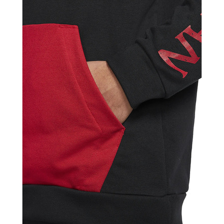 Jordan Jumpman Classics Fleece Pullover Hoodie "Black Red"