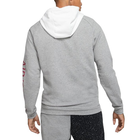 Jordan Jumpman Classics Fleece Pullover Hoodie "CarbonWhite"