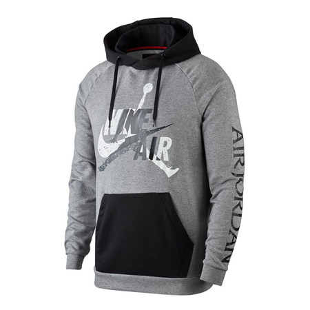 Jordan Jumpman Classics Fleece Pullover Hoodie "CarbonHeather"