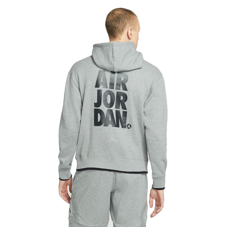 Jordan Jumpman Classics Printed Fleece Pullover "Grey"