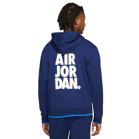 Jordan Jumpman Classics Printed Fleece Pullover "Navy"