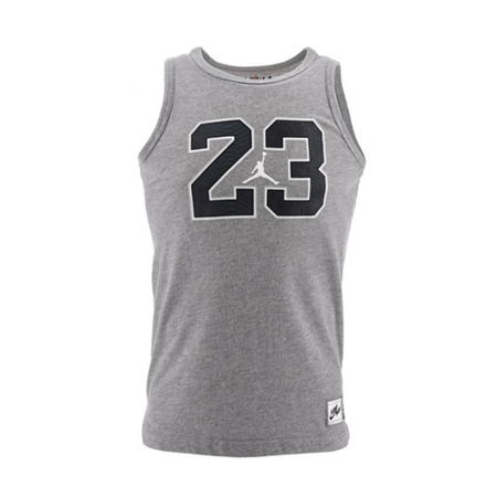 Jordan Kids 23 Etile Big Logo Tank Top "Carbon"