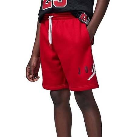 Jordan Kids Jumpman Logo Nachhaltige Fleece Shorts \\'Red\ \'