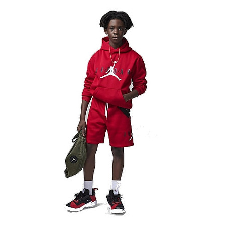 Jordan Kids Jumpman Logo Nachhaltige Fleece Shorts \\'Red\ \'