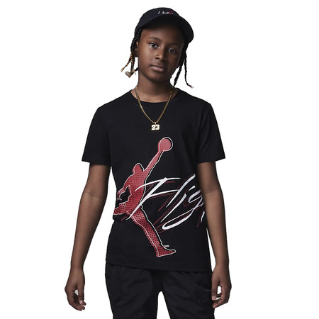 Jordan Kids Halftone Flight Logo Tee "Schwarz"