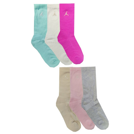 Jordan Kids JDB Alltag Essentials Crew 6 PPack Socken "Fire Pink"