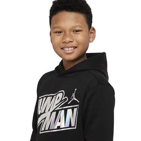 JDB für Kinder Jumpman X Nike Iridescent Hoodie "Black"