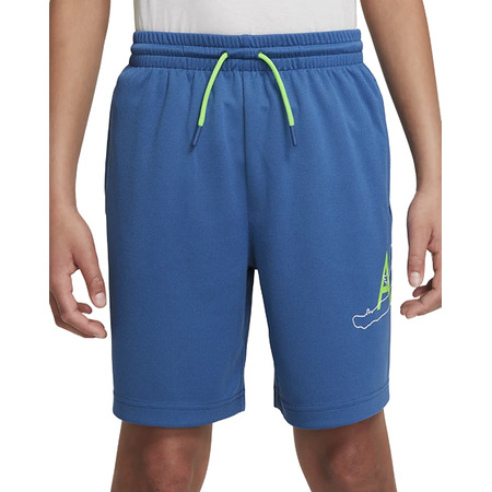 Jordan Kids Jumping Big Air Logo Mesh Short "DK Marina Blue"