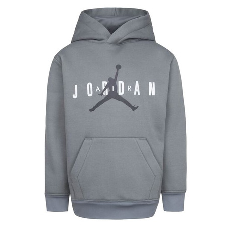 Jordan Kinder Jumpman Logo Nachhaltige Hoodie "Smoke Grey"