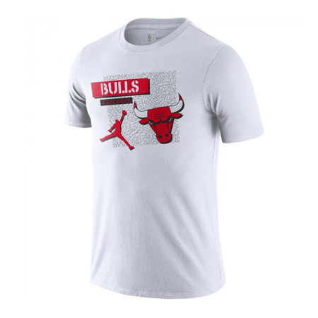 Jordan NBA Chicago Bulls Dri-FIT T-Shirt "White"