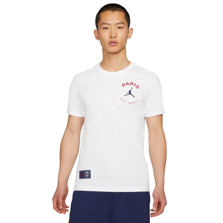 Jordan Paris Saint-Germain Logo Herren T-Shirt "White"