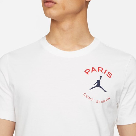 Jordan Paris Saint-Germain Logo Herren T-Shirt "White"