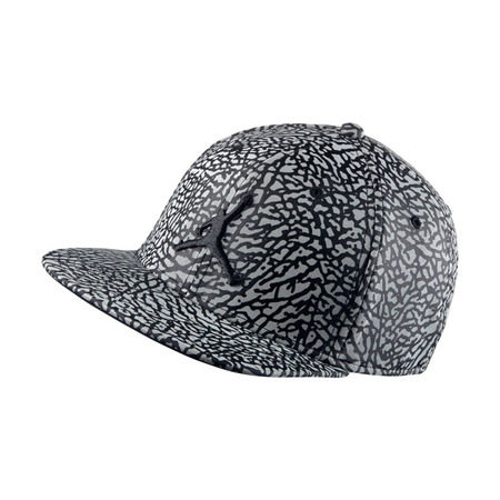 Jordan Reflective Elephant Print Snapback Hat (010)