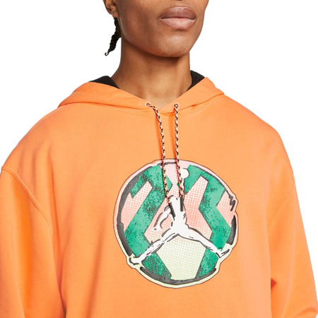 Jordan Sport DNA Herren washed Pullover Hoodie "Atomic Orange"