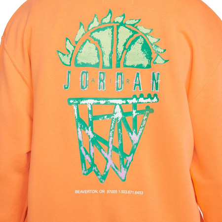 Jordan Sport DNA Herren washed Pullover Hoodie "Atomic Orange"