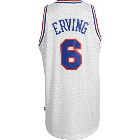 Bestickte aAdidas Sixers Julius Erving (weiß)