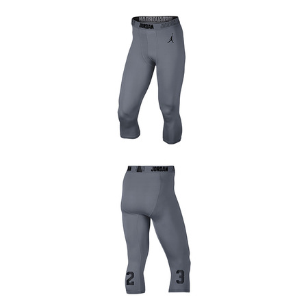 Jordan AJ Alle Saison 23 Compression Tight "Cool Grey"