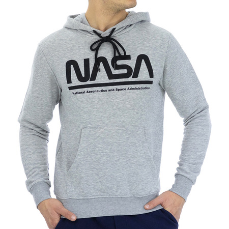 Nasa Logo Kapuzenpullover "N05H-Grey"