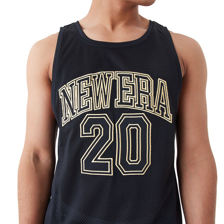 Neu Era Arch Logo Mesh Tank Top "Schwarz"