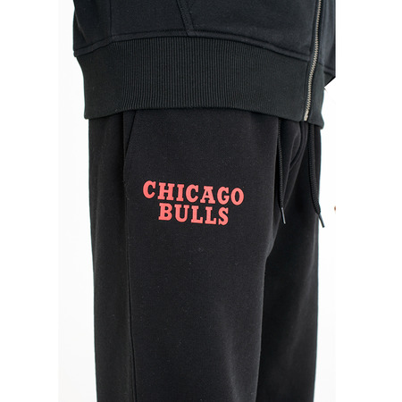 New Era Chicago Bulls Team Pants (Schwarz)