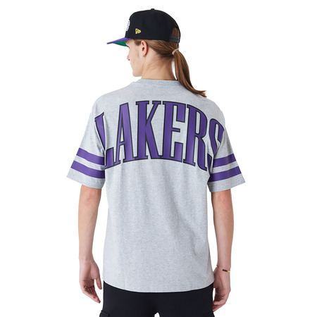 New Era L.A Lakres Arch Graphic Oversized T-Shirt