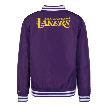 Neu Era Los Angeles Lakers NBA Team Bomber Jacket (Purple)