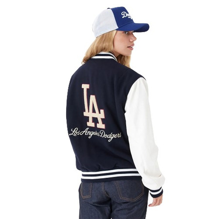 Neue Era MLB L.A Dodgers Large Logo Varsity Jacke "Navy "