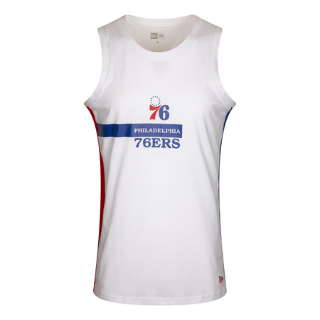 Neu Era NBA Block Wordmark 76ERS Philadelphia Tank (wht)