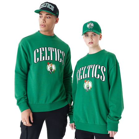 Neu Era NBA Boston Celtics Arch Graphic Oversized Crew Neck Sweatshirt