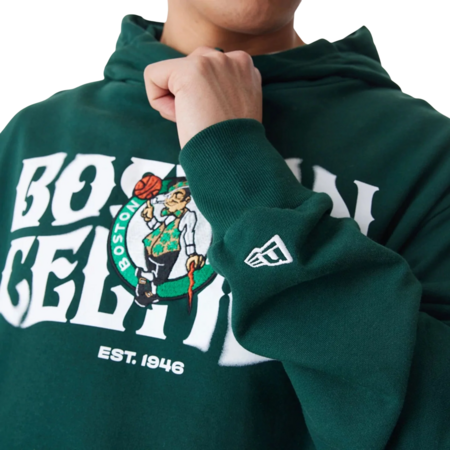 Neu Era NBA Boston Celtics CF Graphic Oversized Pullover Hoodie