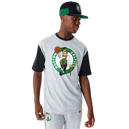 Neu Era NBA Boston Celtics Colour Block Oversized T-Shirt